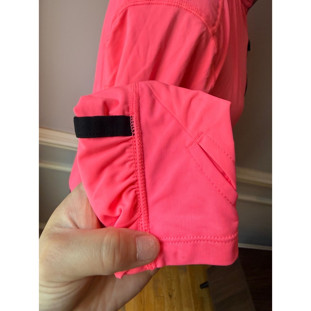 Lauren Ralph Lauren Performance Quarter Zip Pullover Pink Athletic Top XL - Picture 7 of 12